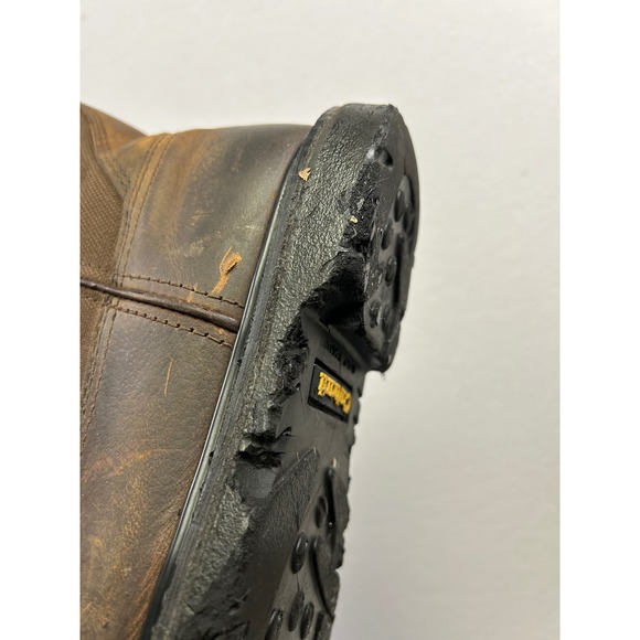 Carhartt Men\'s‎ Waterproof Steel Toe Work Boots Brown Size 8.5 D